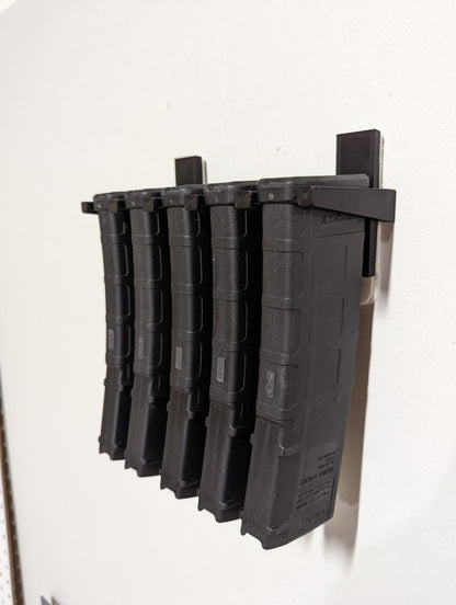Mount for AR 15 Pmag Mags - Command Strips | Magazine Holder Storage Rack
