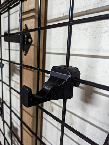 AR 15 Horizontal Mount - Gridwall | Rifle Holder Storage Rack