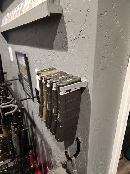 Mount for AR 15 Pmag / TMAG Mags - Wall | Magazine Holder Storage Rack